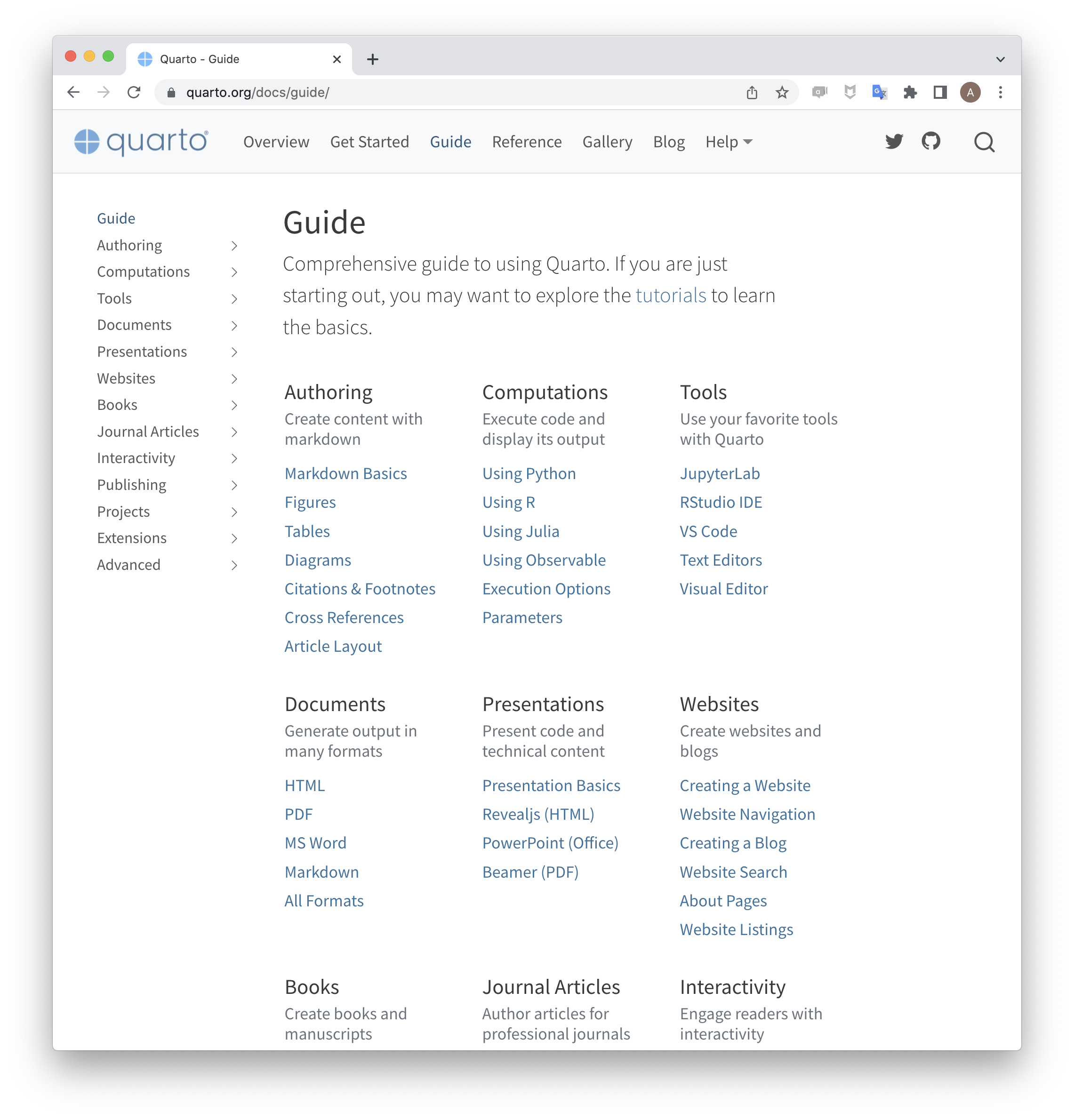 Example Quarto-rendered website